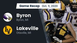 Recap: Byron  vs. Lakeville  2020