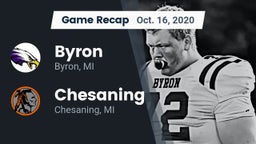 Recap: Byron  vs. Chesaning  2020