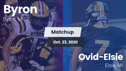 Matchup: Byron  vs. Ovid-Elsie  2020