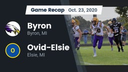Recap: Byron  vs. Ovid-Elsie  2020