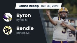 Recap: Byron  vs. Bendle  2020