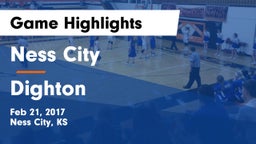 Ness City  vs Dighton Game Highlights - Feb 21, 2017