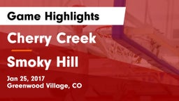 Cherry Creek  vs Smoky Hill  Game Highlights - Jan 25, 2017