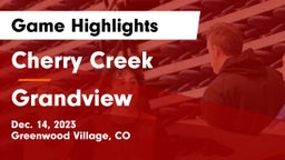 Cherry Creek  vs Grandview  Game Highlights - Dec. 14, 2023