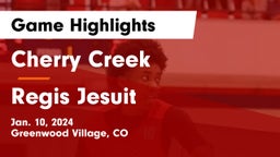 Cherry Creek  vs Regis Jesuit  Game Highlights - Jan. 10, 2024