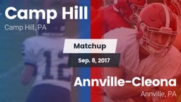 Matchup: Camp Hill High vs. Annville-Cleona  2017