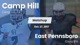 Matchup: Camp Hill High vs. East Pennsboro  2017