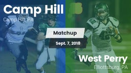 Matchup: Camp Hill High vs. West Perry  2018