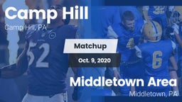 Matchup: Camp Hill High vs. Middletown Area  2020