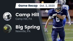 Recap: Camp Hill  vs. Big Spring  2020