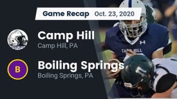 Recap: Camp Hill  vs. Boiling Springs  2020