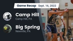 Recap: Camp Hill  vs. Big Spring  2022