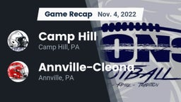 Recap: Camp Hill  vs. Annville-Cleona  2022