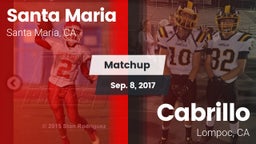 Matchup: Santa Maria High vs. Cabrillo  2017