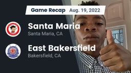 Recap: Santa Maria  vs. East Bakersfield  2022