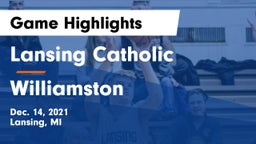 Lansing Catholic  vs Williamston  Game Highlights - Dec. 14, 2021