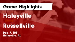 Haleyville  vs Russellville  Game Highlights - Dec. 7, 2021