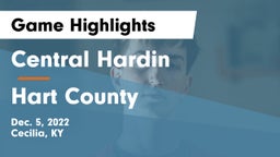 Central Hardin  vs Hart County  Game Highlights - Dec. 5, 2022