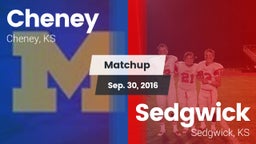 Matchup: Cheney  vs. Sedgwick  2016