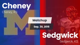 Matchup: Cheney  vs. Sedgwick  2016