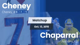 Matchup: Cheney  vs. Chaparral  2016