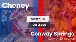 Matchup: Cheney  vs. Conway Springs  2016