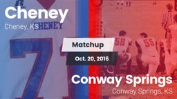 Matchup: Cheney  vs. Conway Springs  2016