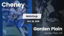 Matchup: Cheney  vs. Garden Plain  2016