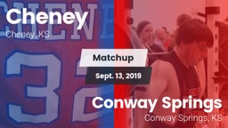 Matchup: Cheney  vs. Conway Springs  2019