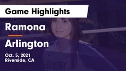 Ramona  vs Arlington Game Highlights - Oct. 5, 2021