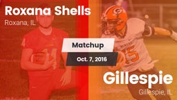 Matchup: Roxana Shells Varsit vs. Gillespie  2016