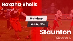 Matchup: Roxana Shells Varsit vs. Staunton  2016