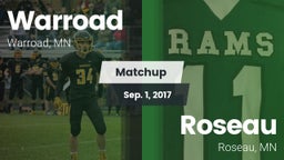 Matchup: Warroad  vs. Roseau  2017
