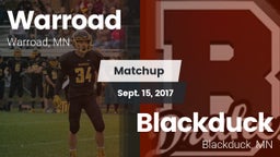 Matchup: Warroad  vs. Blackduck  2017