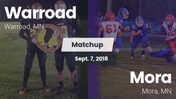 Matchup: Warroad  vs. Mora  2018