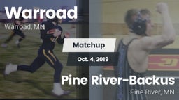 Matchup: Warroad  vs. Pine River-Backus  2019