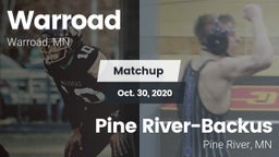 Matchup: Warroad  vs. Pine River-Backus  2020