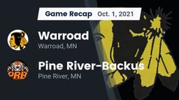 Recap: Warroad  vs. Pine River-Backus  2021