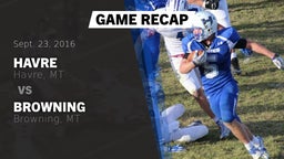 Recap: Havre  vs. Browning  2016