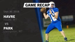 Recap: Havre  vs. Park  2016