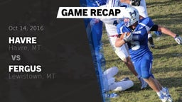 Recap: Havre  vs. Fergus  2016