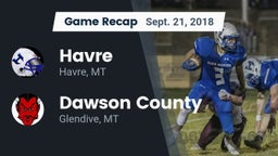 Recap: Havre  vs. Dawson County  2018