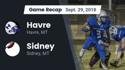 Recap: Havre  vs. Sidney  2018