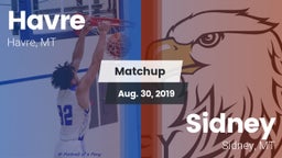 Matchup: Havre  vs. Sidney  2019