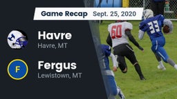 Recap: Havre  vs. Fergus  2020