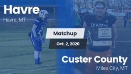 Matchup: Havre  vs. Custer County  2020