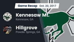 Recap: Kennesaw Mt.  vs. Hillgrove  2017