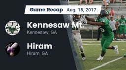 Recap: Kennesaw Mt.  vs. Hiram  2017