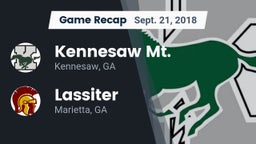 Recap: Kennesaw Mt.  vs. Lassiter  2018