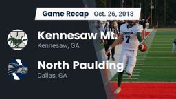 Recap: Kennesaw Mt.  vs. North Paulding  2018